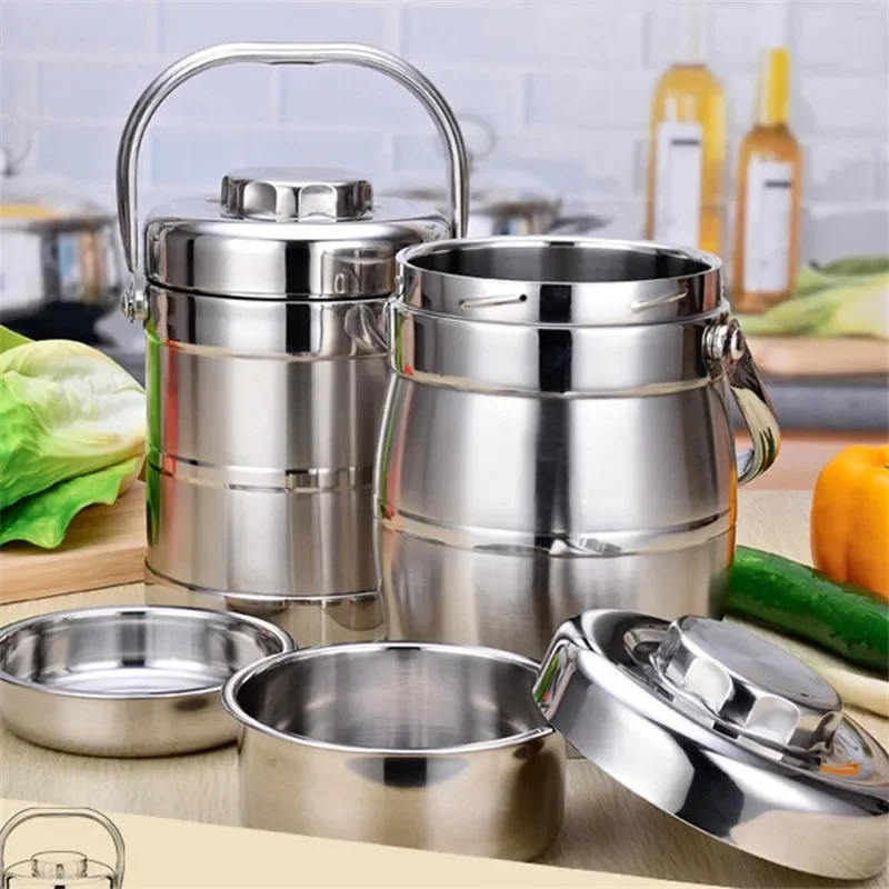 

Portable Large Capacity Lunch Box With Heating Stainless Steel Food Container Lunchbox Thermos For Box Bento Box Yogurt cup