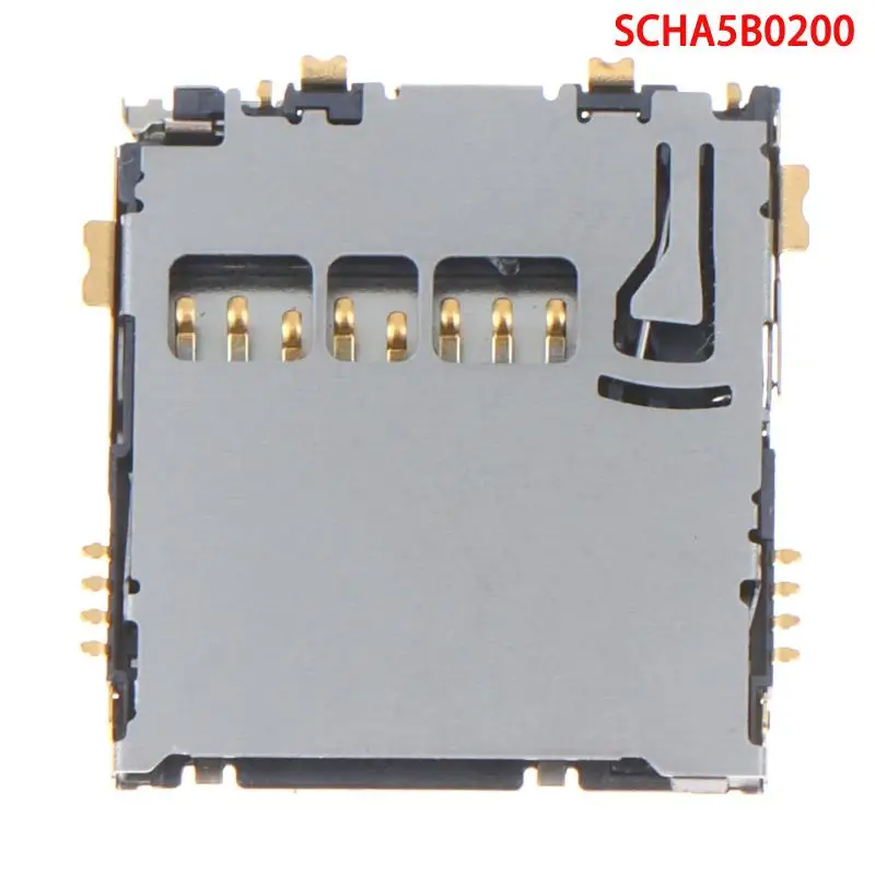 Micro SIM Card Connector SCHA5B0200 Gold Plated Contact Socket For Cell Phone Motherboard Repair Hobby DIY Electronic Project