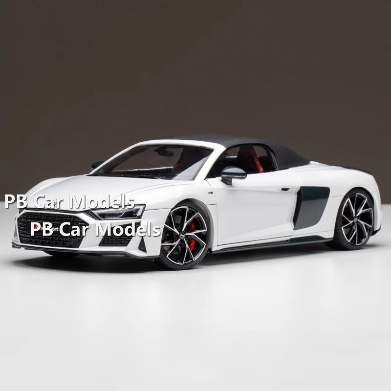 KengFai 1:18 2021 R8 convertible alloy simulation car model