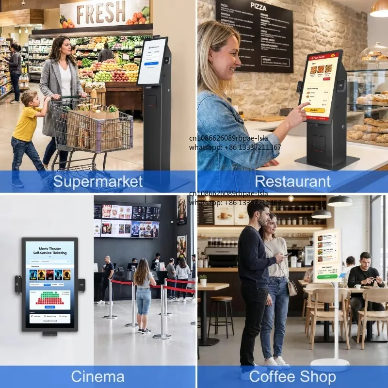 Self Service Payment Kiosk with POS Machine Touch Screen 24
