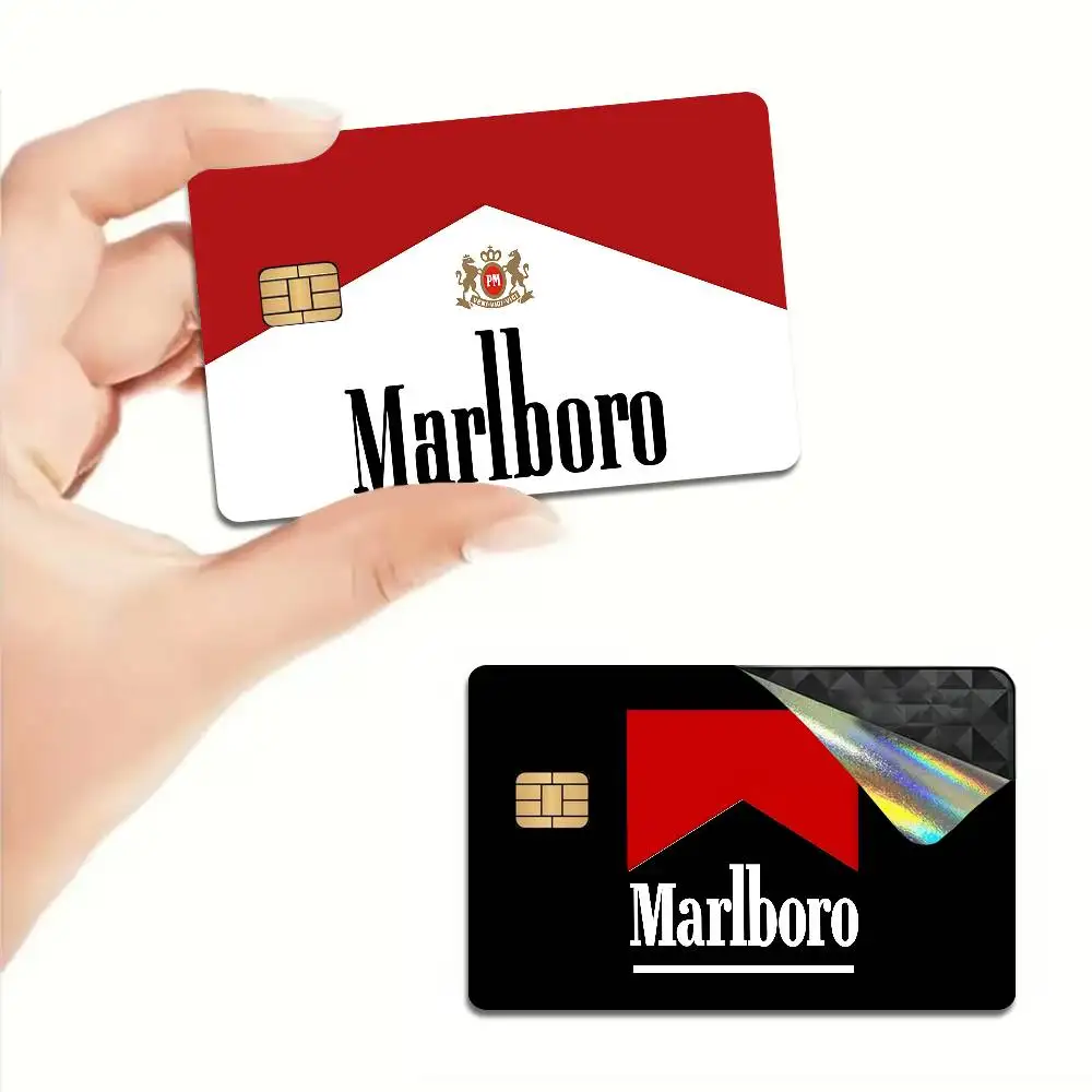 Retro M-MarlboroS-S Anmie Sticker Film Skin Cover for Credit Card Debit Bank Card Front