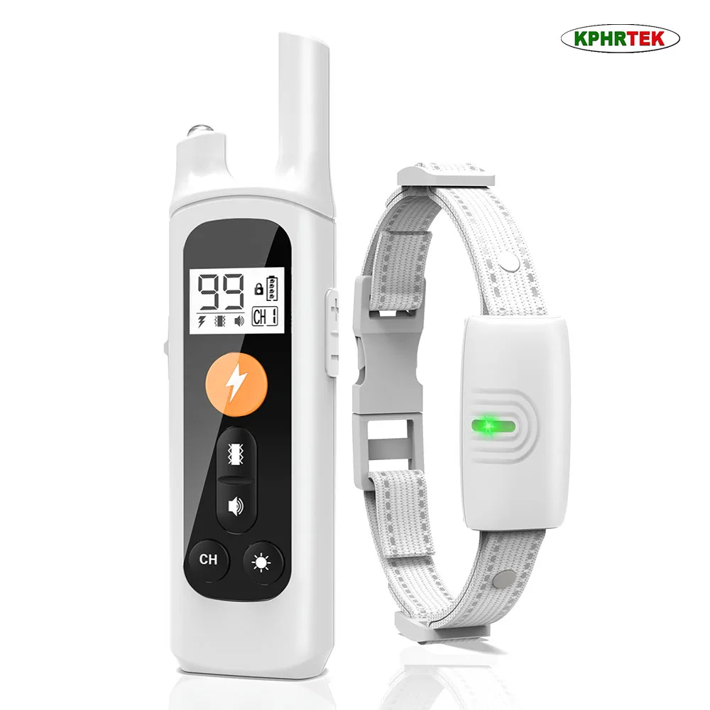 For 1 Dog 800M Remote Dog Training Collar Waterproof Rechargeable Pet Training Device with 4 Modes Beep Vibration Shock for Smal