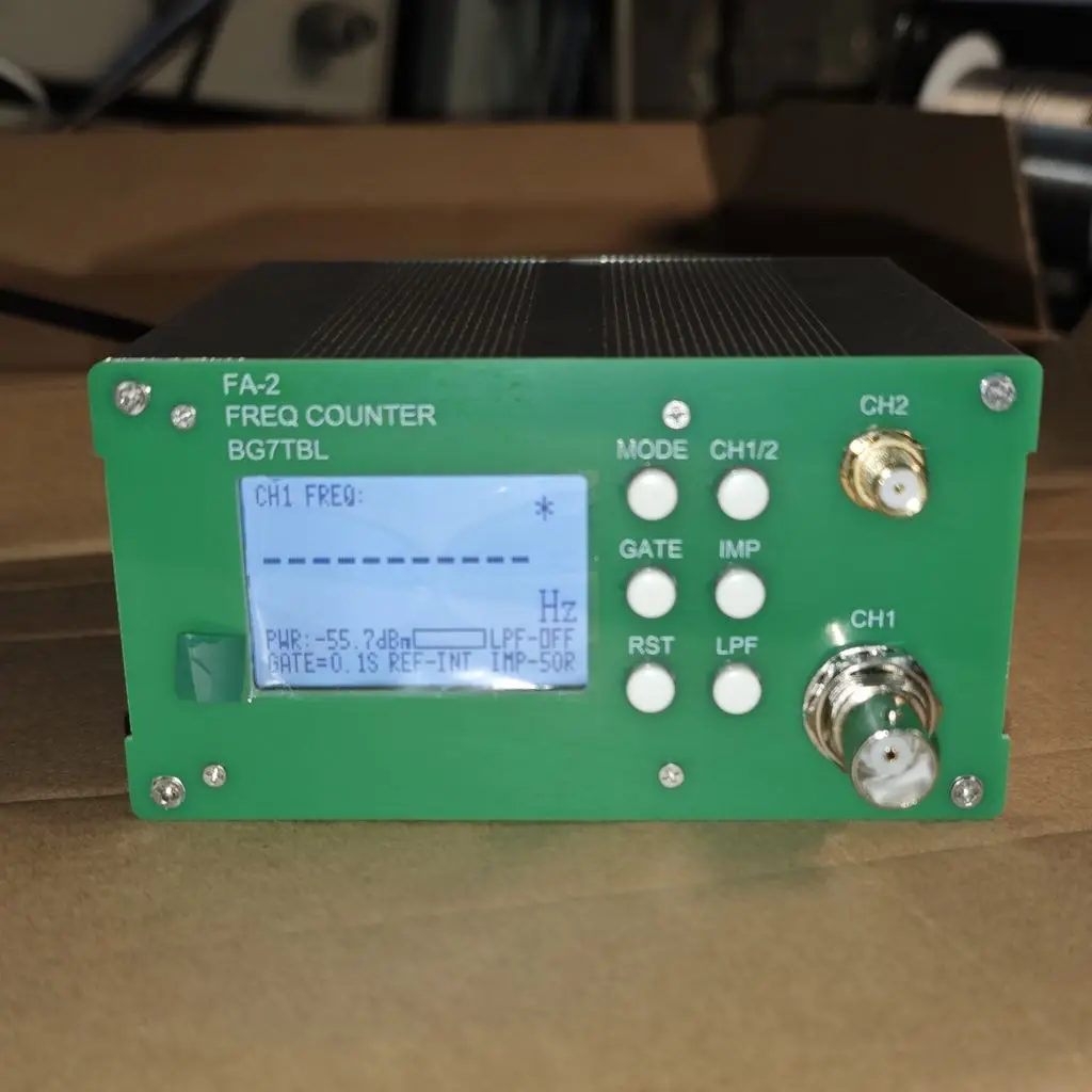 BGTBL FA-2 Plus Frequency Counter 1Hz-6GHz/12.4GHz/26.5GHz 11Bit/Sec 10MHz OCXO with Power Adapter