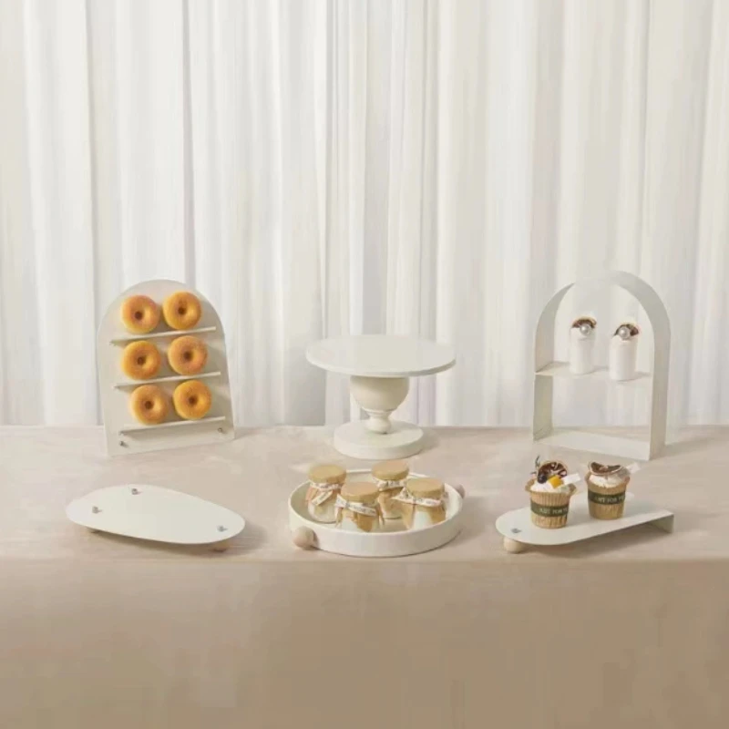 

Dessert Desk Ornament Display Stand Cake Dessert Tray Suitable for Tea Party Wedding Birthday Parties