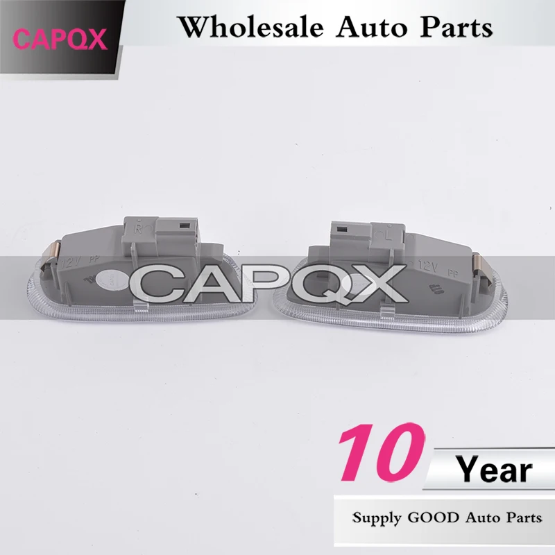 CAPQX Door light len Interior Door Panel Warning Lamp Cover Lid For Land Cruiser Prado 100 LC120 2003-2009 For LX470 ES300 GX470