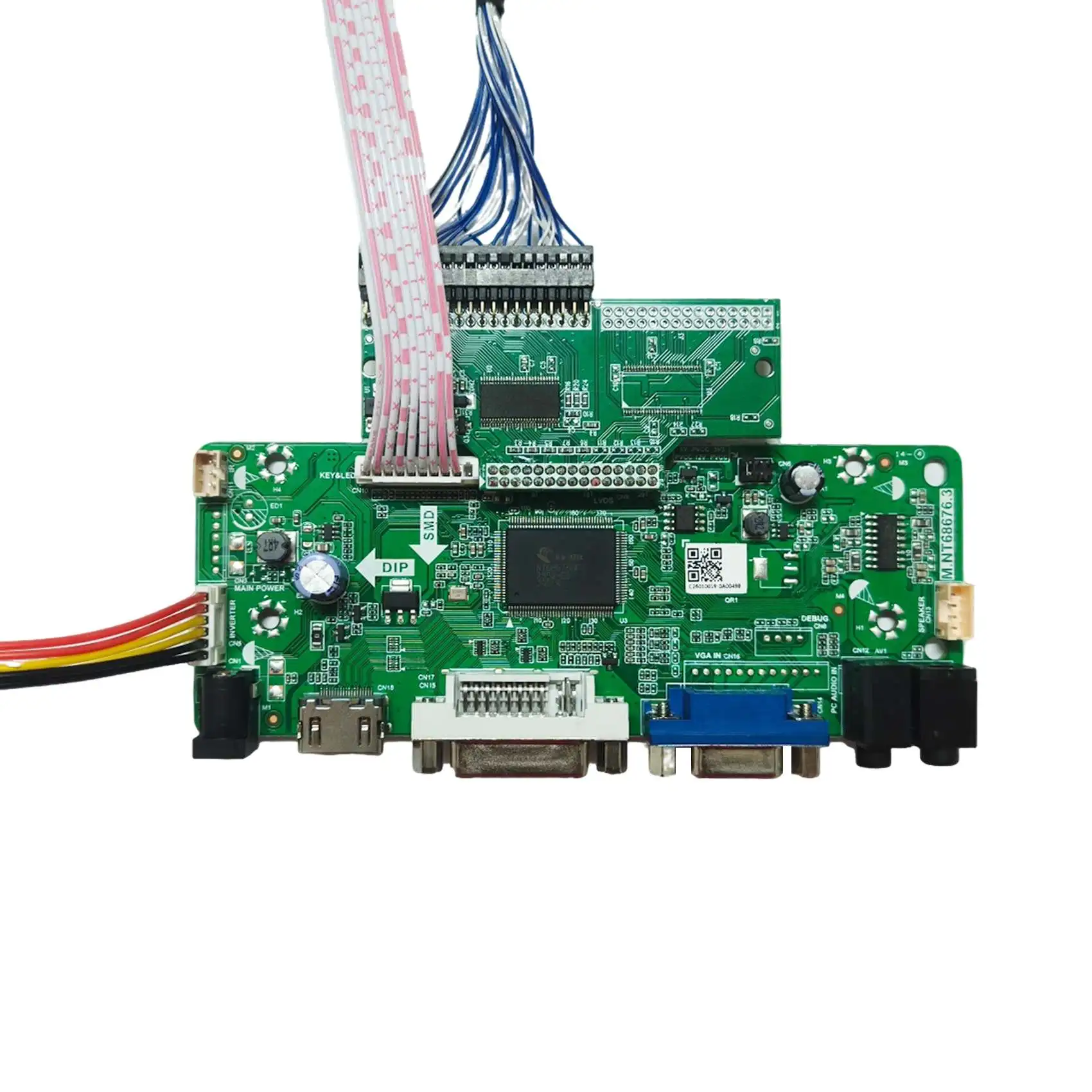 Lcd Monitor Driver Board -Diy Display Kit Universal Lcd Driver Board Kit for 10.4Inch 640X480 NL6448BC20-08 Screen