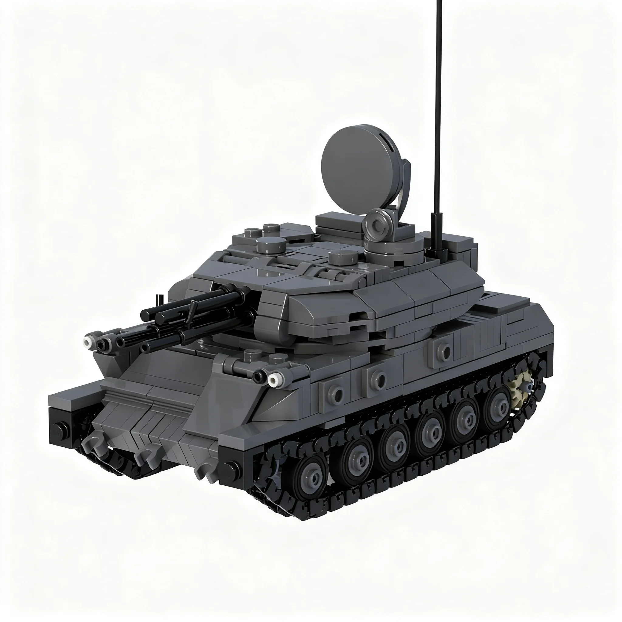 536pcs MOC Creator ZSU-23-4 