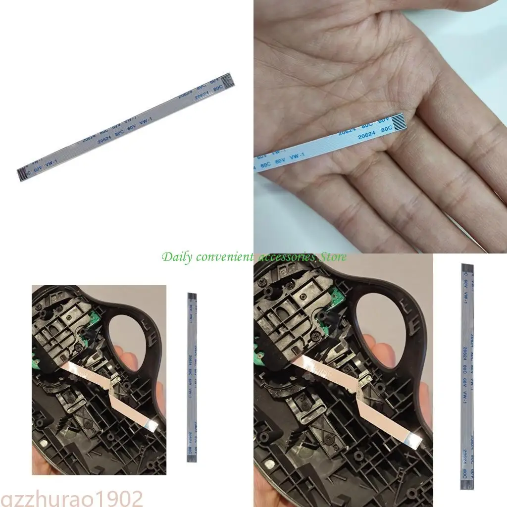 

97QB Flexible PVC Mouse Cable for M575 Ergo Mouse Mainboard Circuit Board Wire for Office and Gaming