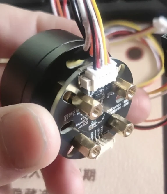 2804 DC brushless motor magnetic encoder AS5600/MT6701 driver board FOC hollow shaft pan/tilt