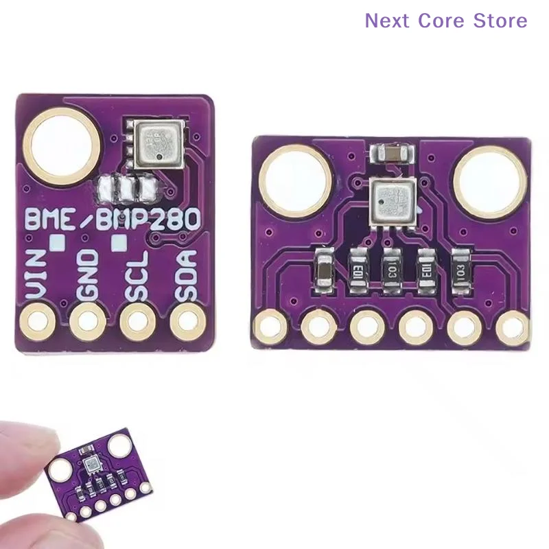 [NC]3in1 BME280-3.3V BMP280-5V Digital Barometric Pressure Altitude Sensor I2C/SPI High Precision Humidity Temperature Module