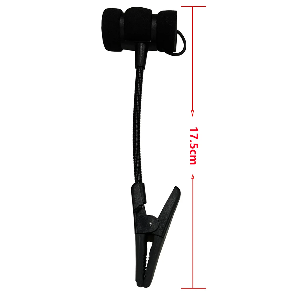 Saxophone Wired Microphone, Portable Clip On Mic for Orchestral Instruments saxo trumpet, 5 Jacks for All Bodypack Transmitter view 4