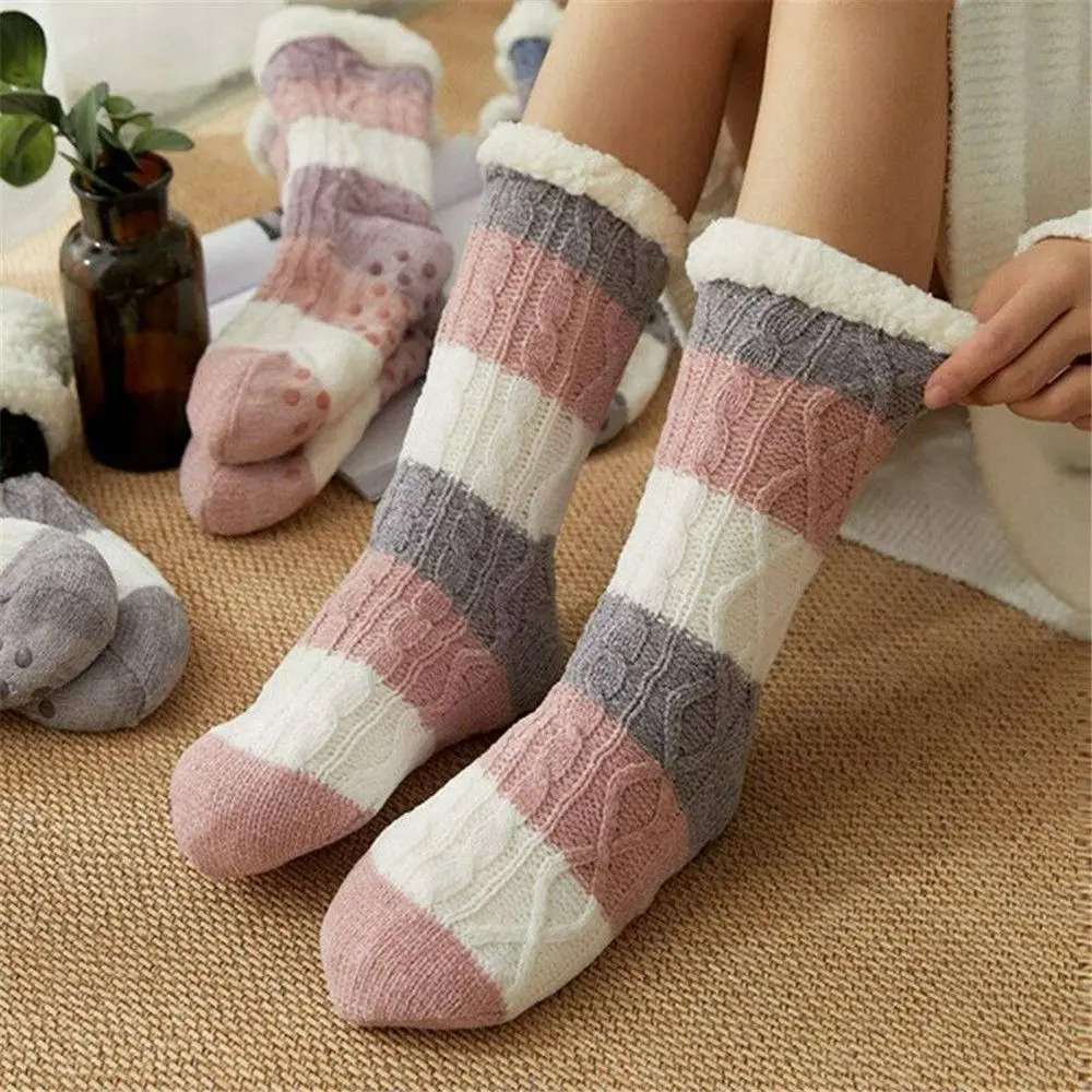 

Теплые мягкие утолщенные уютные тапочки, зимние носки, напольные носки, длинные носки