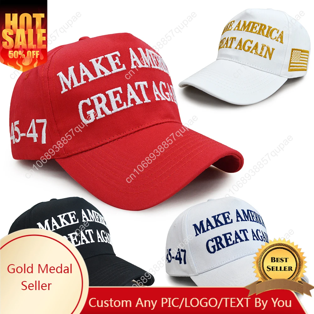 

2024 Donald Trump Merchandise MAGA American Trucker Hat Great Again Make America Great Again Slogan USA Flag Baseball Cap