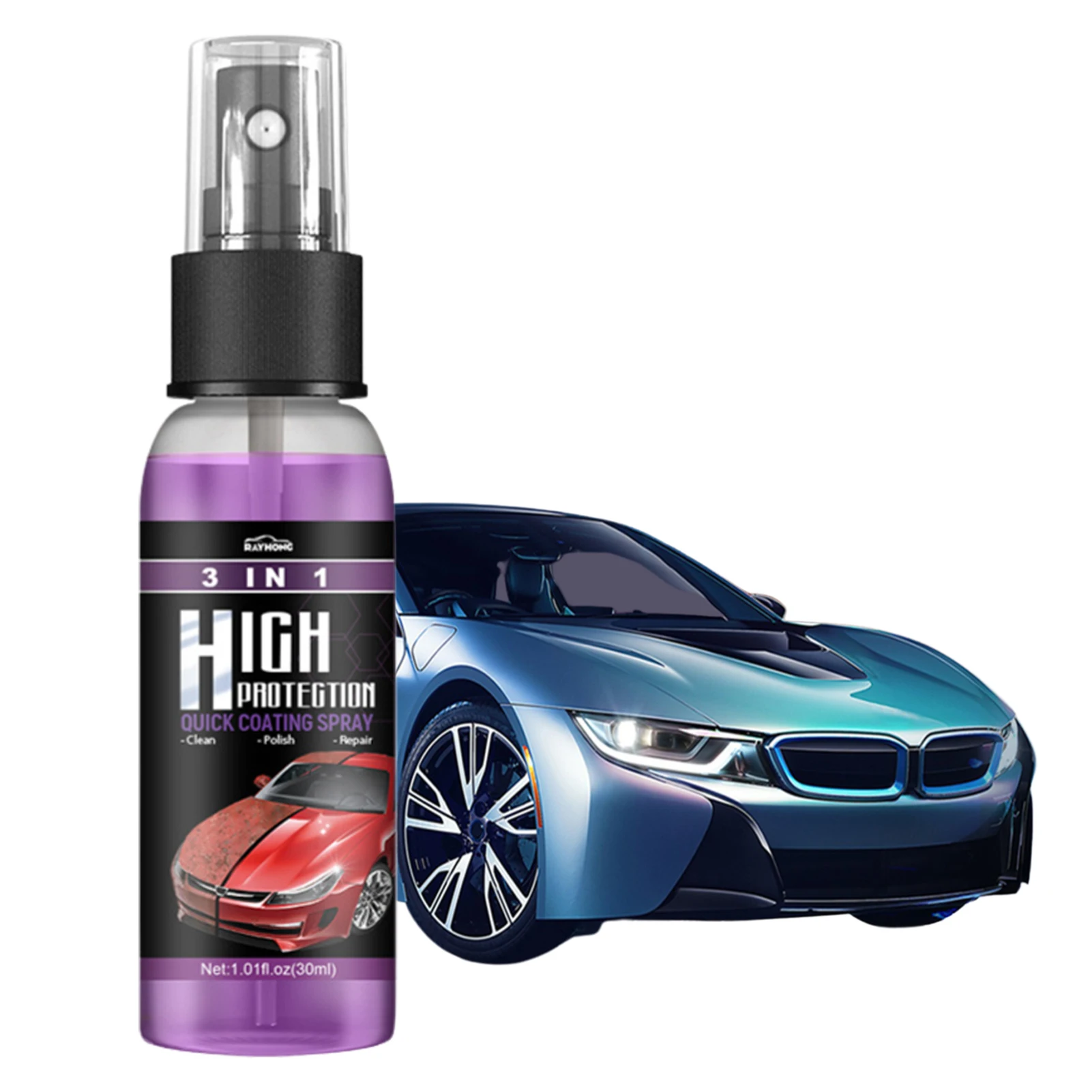 3 In 1 Car Shield Coating Car Paint Repair High Protection Car Paint Repair Car Polish Ceramic Coating Spray For Cars