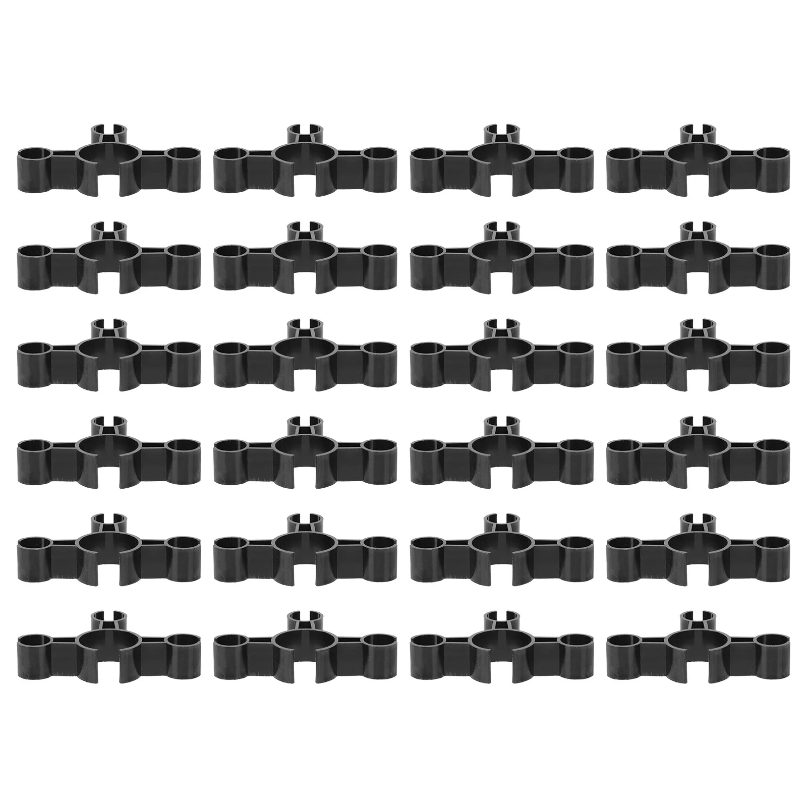 

24Pcs Wine Bottle Clips Plastic Holder for Long Neck Bottles Party Supplies Triple Bottle Support Reusable