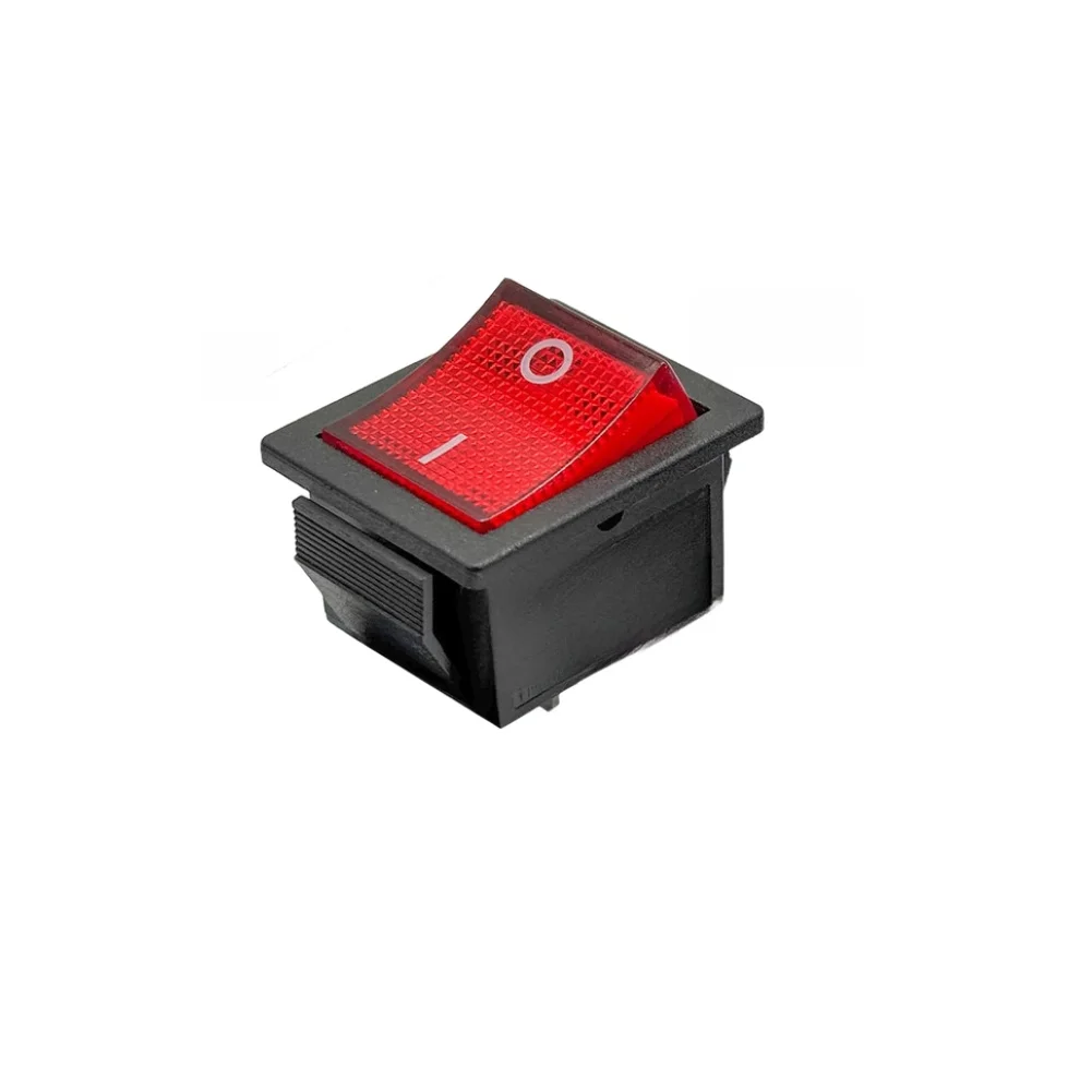 Rocker Switch 250V 16A Boat Switch For Equipment Panel Long-lasting Plastic Slim Profile Design Secure Wiring Terminal