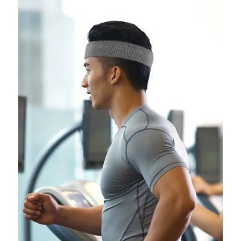 

Non Slip Sports Headband Sweat Wicking Head Wrap for Men Women Gym Tennis Running Professional Yoga Basketball Sweatband