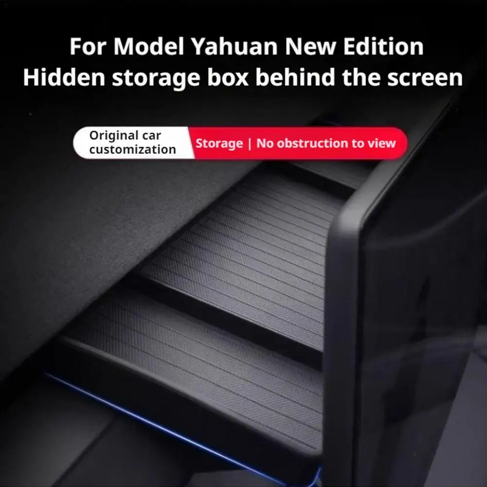 

Screen Rear Storage Box for Tesla New Launch 2025 Highland 2024 Dashboard Bracket Tissue Box Tray ETC Panel