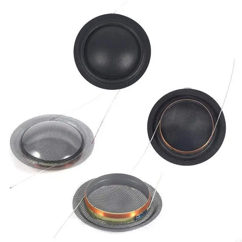 77JD 2Pcs 20.4mm High Voice Coil Diaphragm Tweeter Horn Driver 25 Treble Film