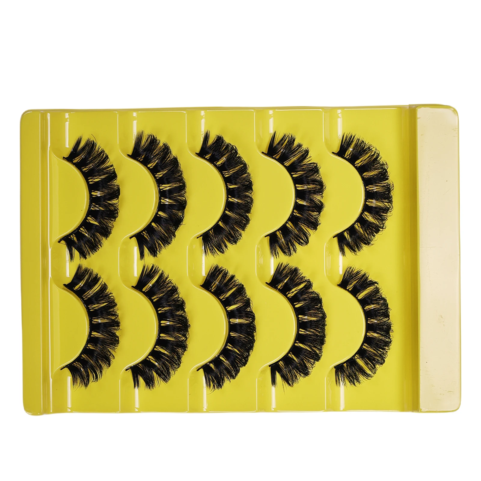 15 คู่/25 คู่ 3D False Lashes รัสเซีย Strip DD Curl ขนตาปลอม Fluffy Volume Eyelash Extension แต่งหน้า