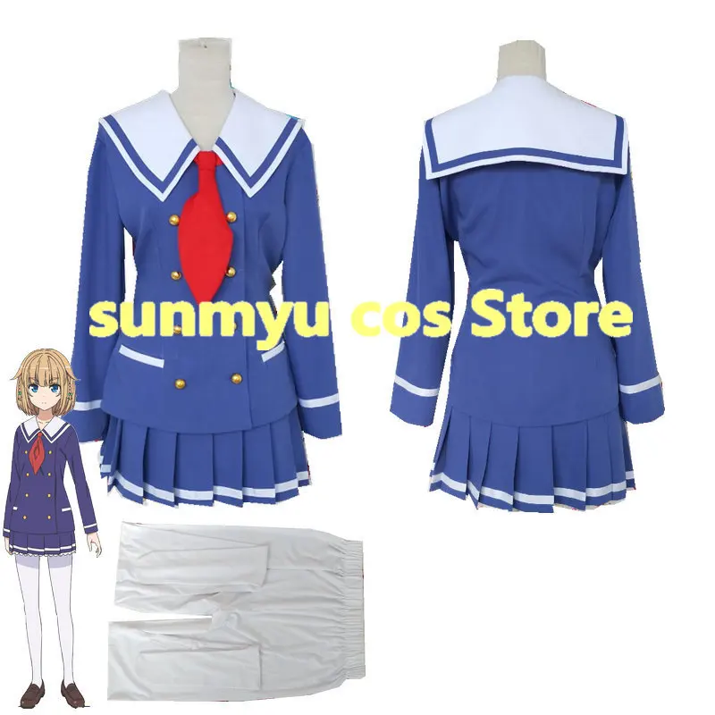 High School Fleet Abe Asumi Cosplay Costume Custom Size High School Fleet Uniform