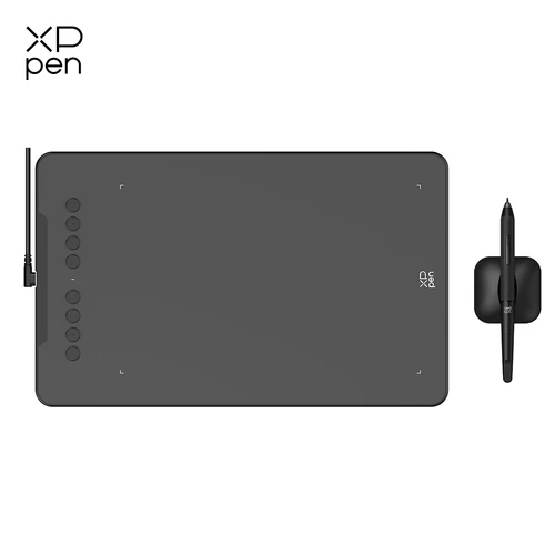 Tableta gráfica XPPen Deco 01 V3 de 10x6 pulgadas para conferencias web, transmisión, aprendizaje a distancia, educación, reuniones en línea, dibujo