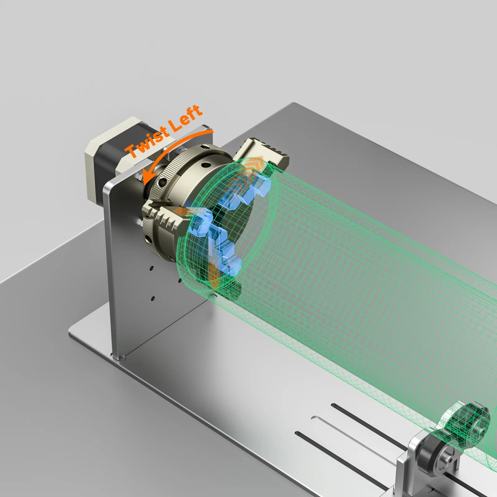 2024 Latest NEJE R5 Printer Y-axis Rotary Roller Y-axis Rotary Roller Engraving Module for Column Cylinder Objects Cans Cups