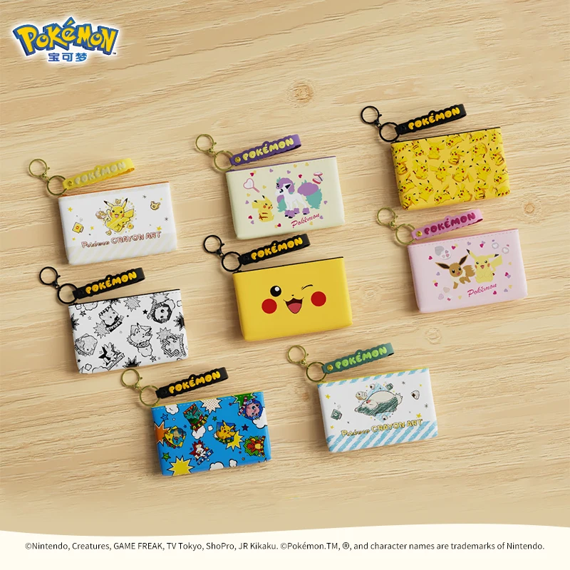 

New Genuine Bandai PokéMon Series Anime Peripherals Cute Portable Pouch Holiday Gift In Stock