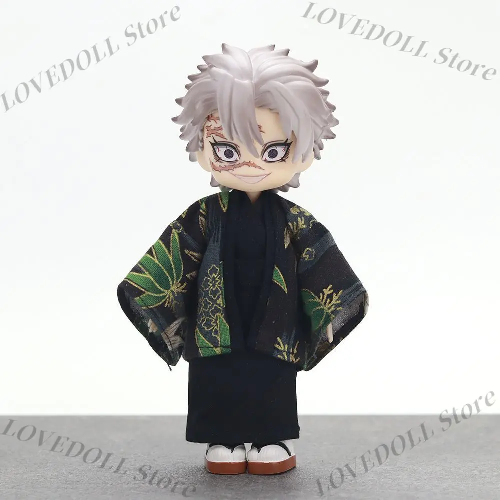 

Shinazugawa Sanemi ob11 Anime Handsome Boy Clothes Suit Figure Cosplay Cartton Figurine Doll Toy Model Xmas Gift