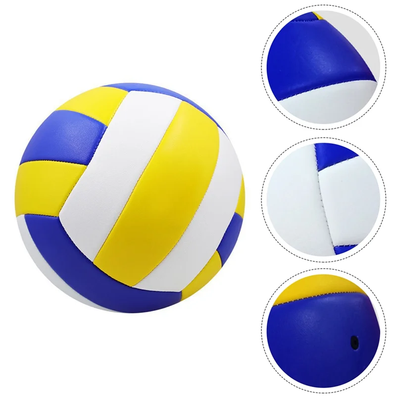 1Pcs Volleyball Soft and Easy to Carry Impermeable PVC Professional Game Volleyball Beach Outdoor Indoor Training Ball