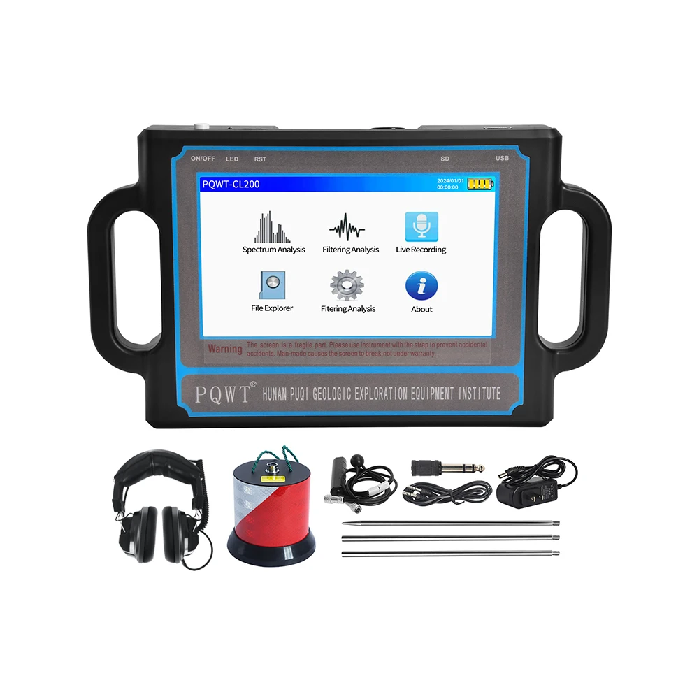 

-CL200(2m) Ultrasonic Water Pipe Leakage Detector Ground Pipe Locator