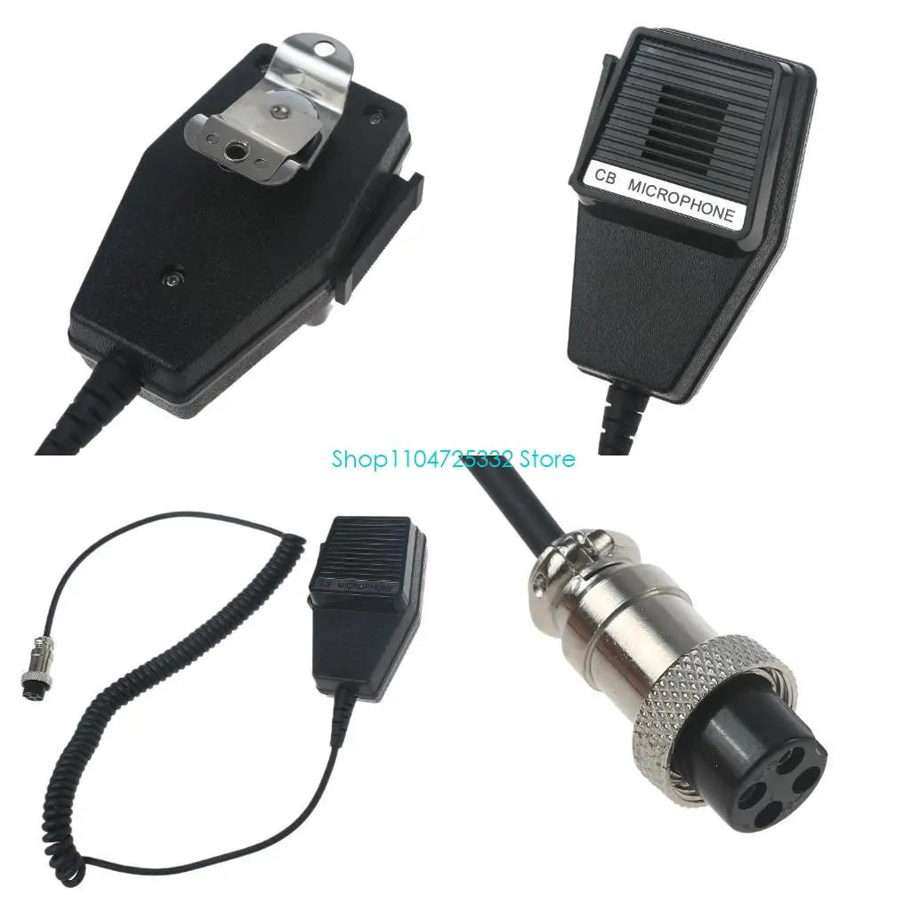 

P5EA 4 Pin CB Mic for Cobra for Superstar for Uniden for Audioline Radio Accessories