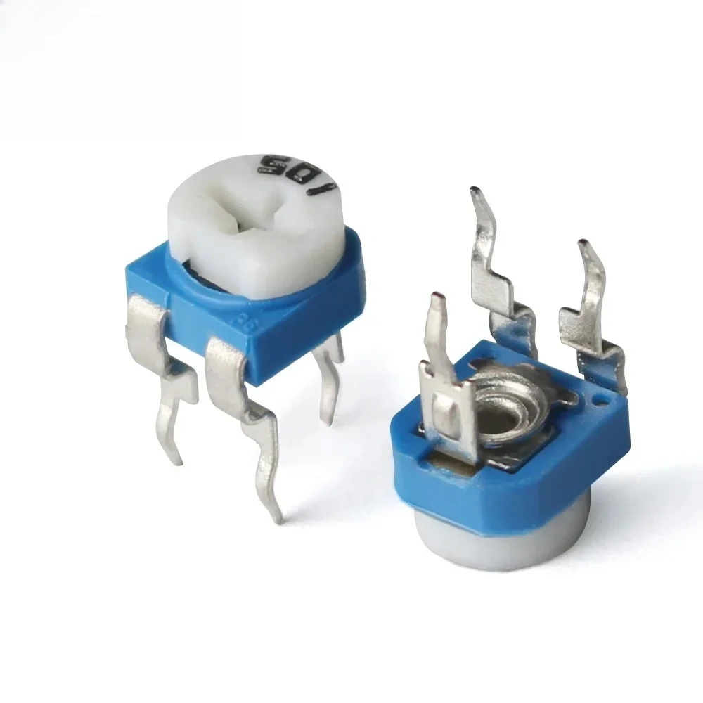 20pcs RM065 Trimmer Potentiometer 1K 2K 5K 10K 20K 50K 100K 200K 500K 100R 200R 500R 1M RM-065 Variable Resistor