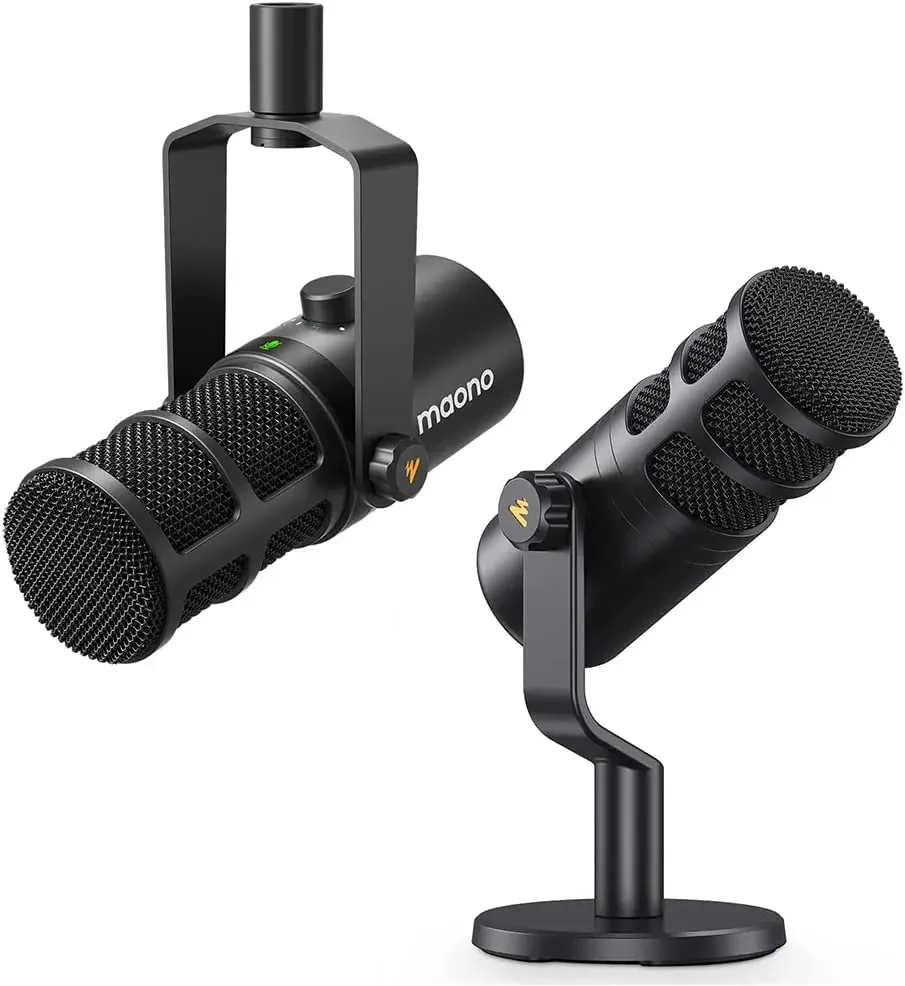 

MAONO PD400X Podcast Microphone Computer Gaming USB XLR Desktop Studio Recording Mic Gain Control Mute