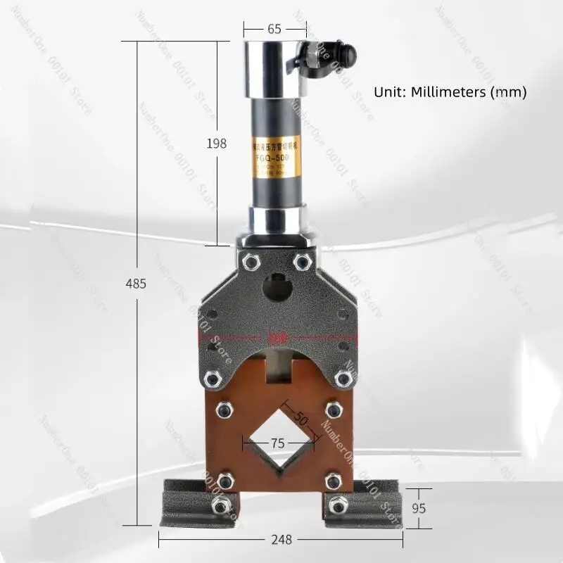 Convenient Hydraulic Square Pipe Cutting Machine, Angle Iron Angle Steel Cutting Machine Electric Hydraulic Cutting Machine