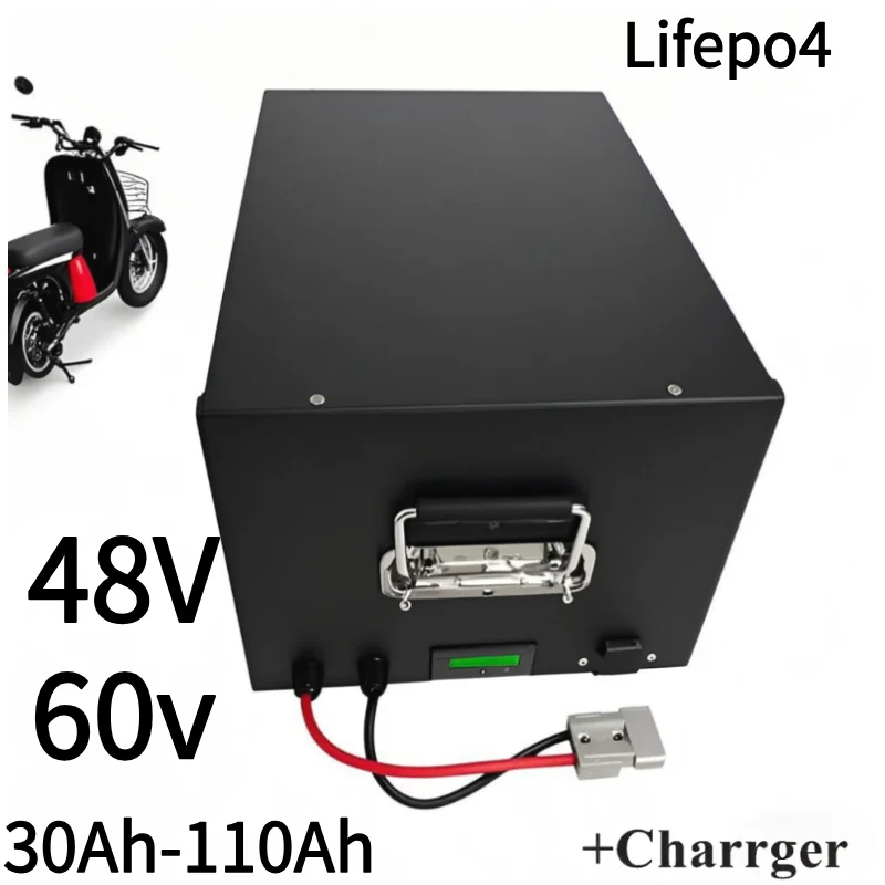 BMS 16S 48V 20S 60V 30AH 50AH 60AH 90AH 110AH литиевый аккумулятор Lifepo4 для 1000W 2000W 3000W тележки для гольфа, трактора, двухколесного