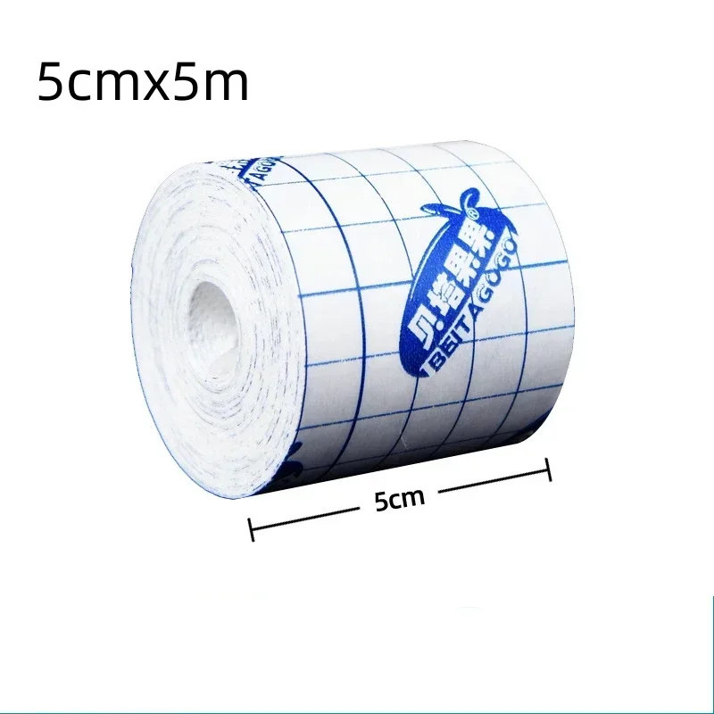 1 Roll 5cmx5m Non-Woven Breathable Tape Skin Healing Protective Soft Fabric Cloth Adhesive Antibacterial Wound Dressing Bandage