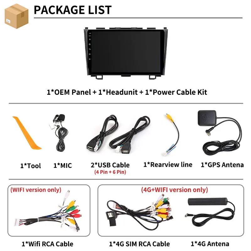 أندرويد 15 Carplay راديو السيارة التلقائي لهوندا CR-V 3 RE CRV 2007-2011 مشغل فيديو الوسائط المتعددة 2 الدين الملاحة GPS DVD رئيس وحدة