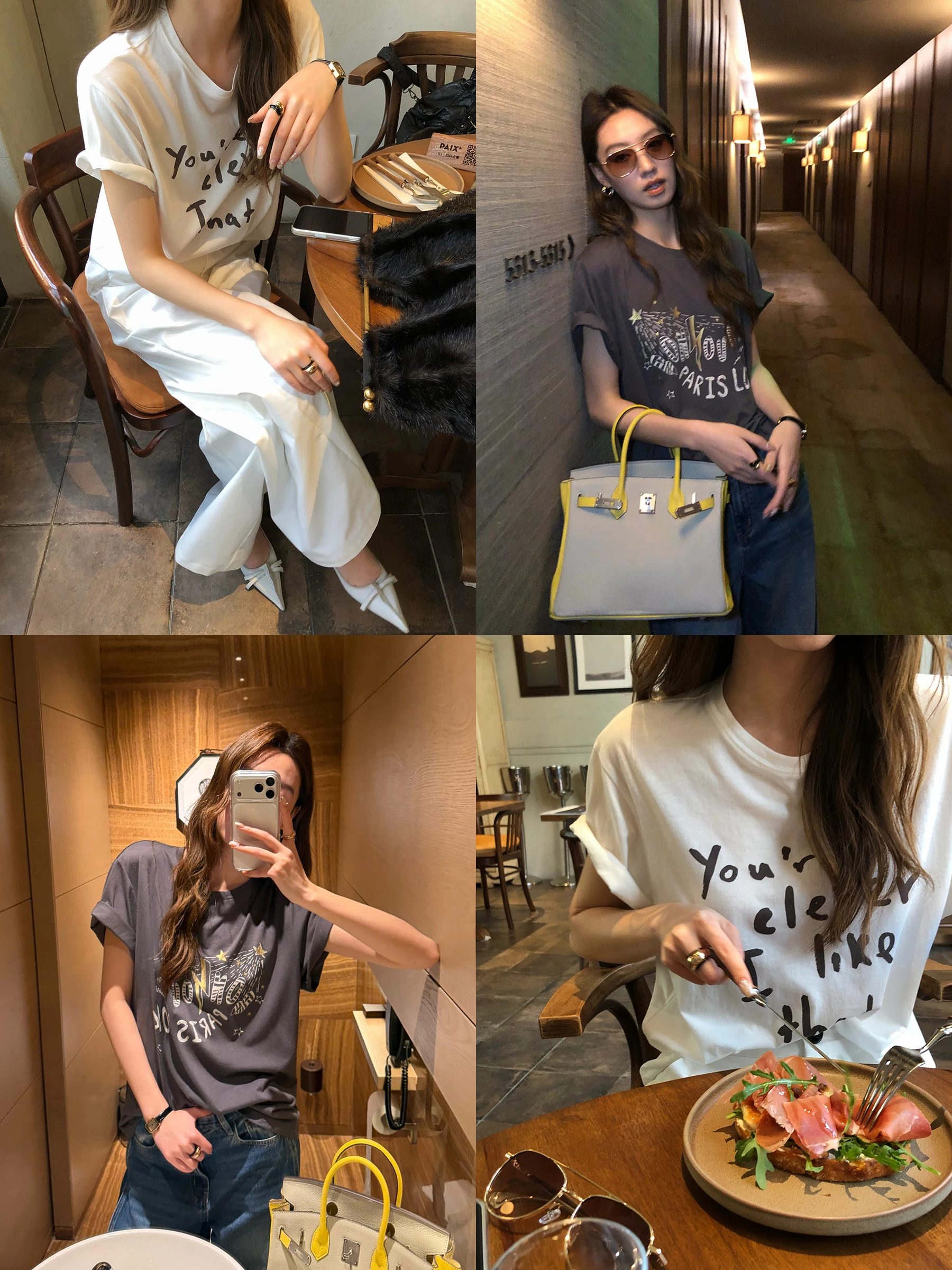 

Официальная женская футболка Gakee из хлопка и льна с принтом, повседневная летняя дышащая футболка с коротким рукавом, модная новинка