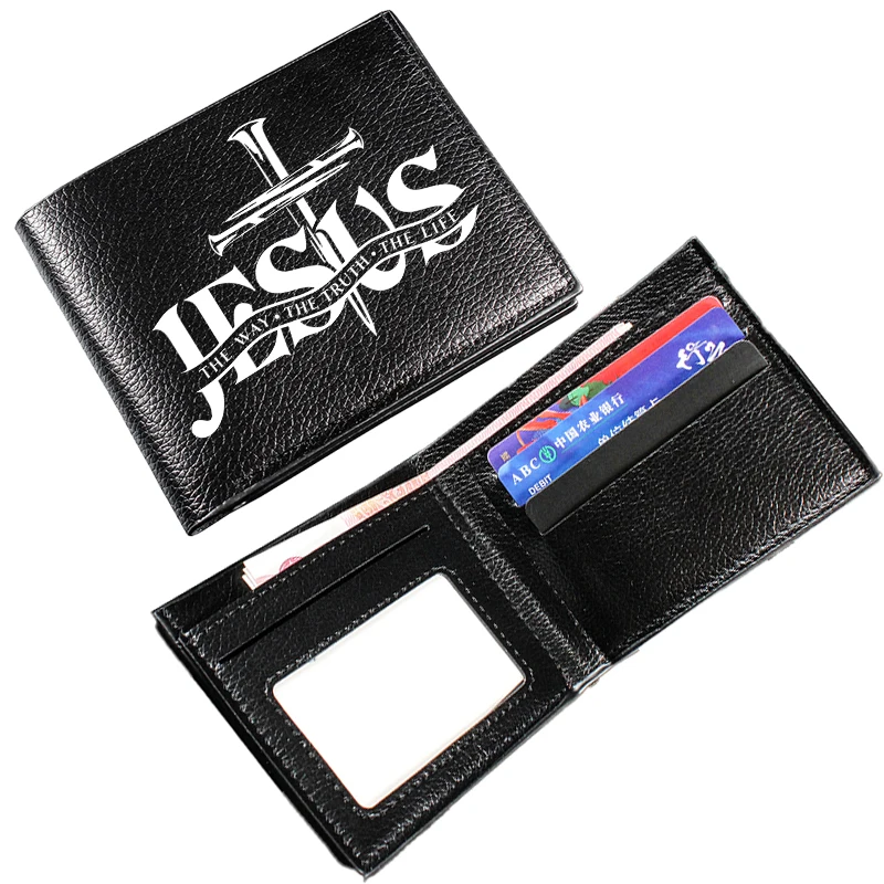 Men's Mini Short Wallet with Zipper Coin Pocket Multiple Card Slots for Credit Cards And Cash PU Material Retro Print Pattern