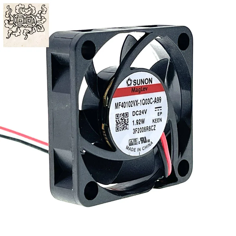 

Jinlingge for 3D Printer 24V 40mm Fan MF40102VX-1Q03C-A99 Sunon Magnetic Bearing 4010 Cooling Extruder Hotend BLV Mgn Cube En