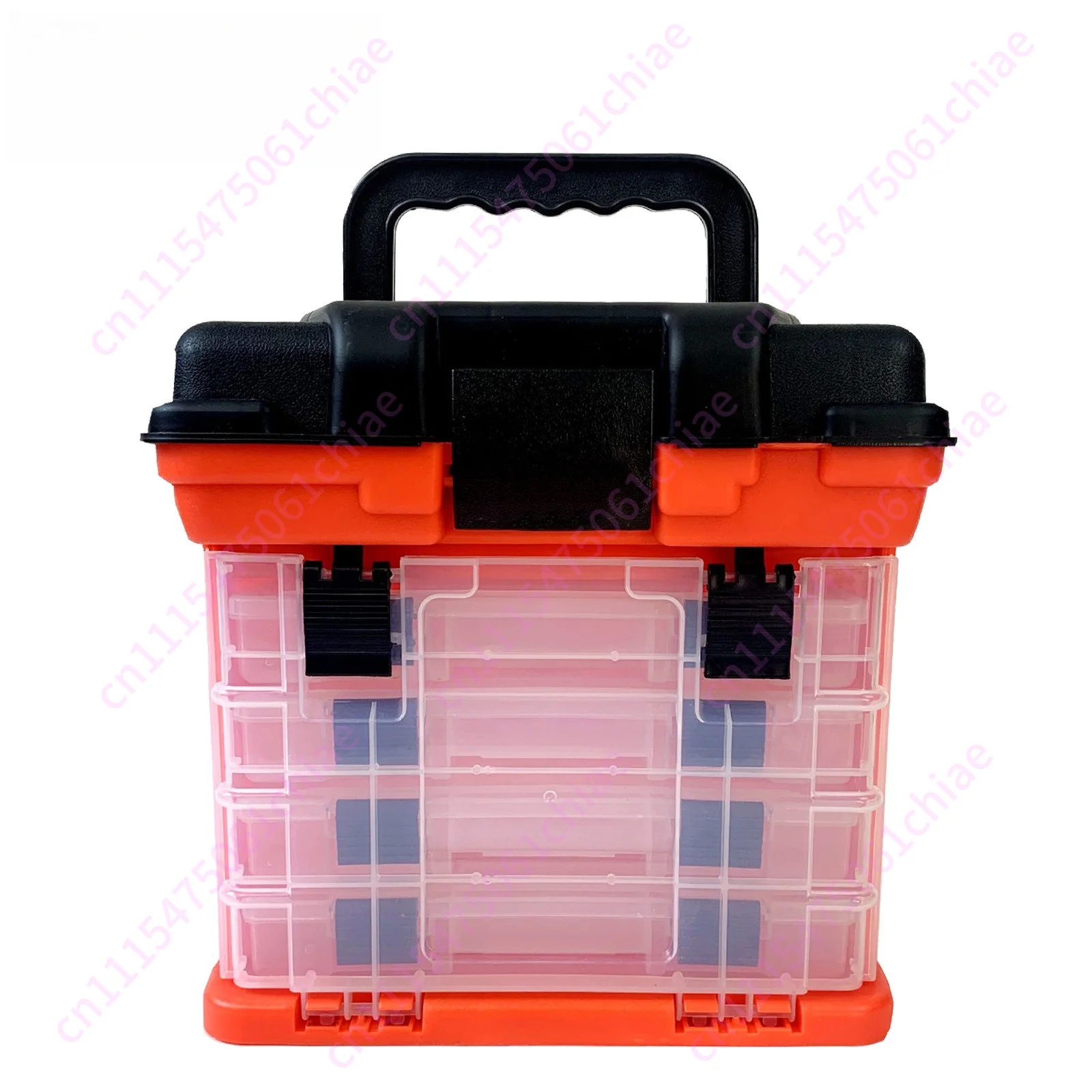 Sea fishing storage box, bait fishing line, hook storage box, large gear, four layers thickened fishing box.
