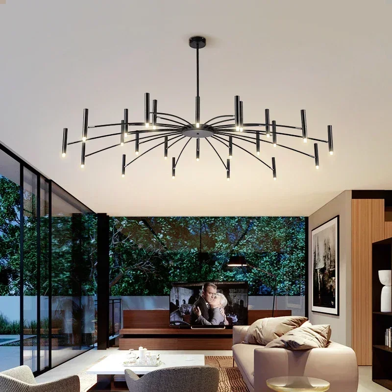 Modern Minimalist Led Ceiling Chandelier Nordic Living Dining Room Bedroom Chandeliers Lighting Home