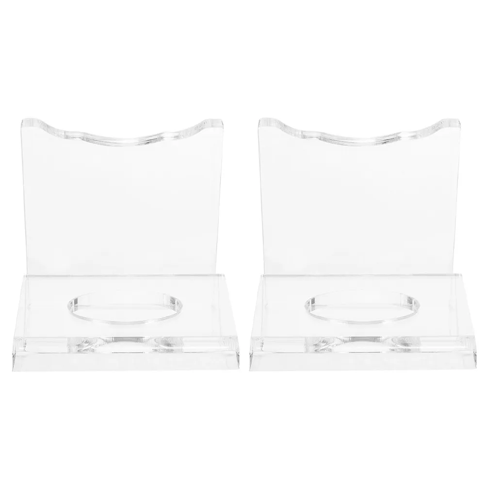 

Держатель для теннисных ракеток (2 шт.), прозрачная акриловая подставка, прозрачное основание для ракеток, оборудование для пинг-понга