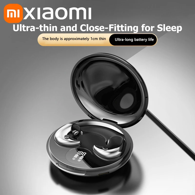Xiaomi Mini Deep Sleep Ohrhörer Bluetooth 5.3 Wasserdichter Kopfhörer Rauschunterdrückung Verstecktes Sport-Headset Unsichtbare Schlaf-Kopfhörer