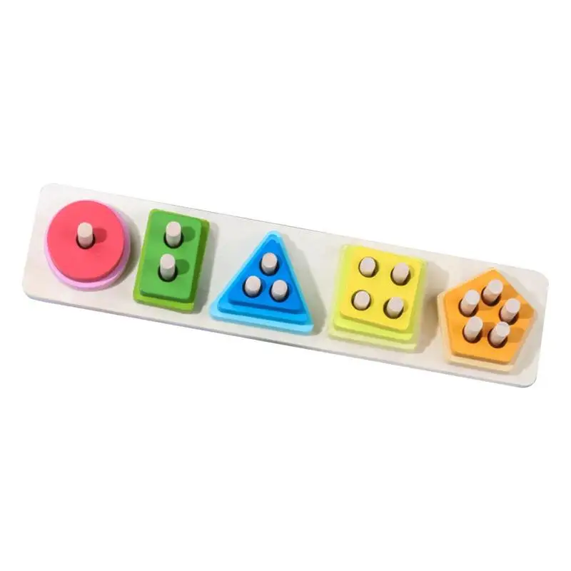 Sorting Stacking Toys Wooden Sorting Stacking Toys For Kids Educational Toys Color Recognition Stacker Shape Sorter