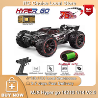 MJX 14210 Hyper go1/14 V2.0 Rc Remote Control Car  4WD Off-road Racing RC Truck Brushless 2.4G Electric Drift Car Boy Toys