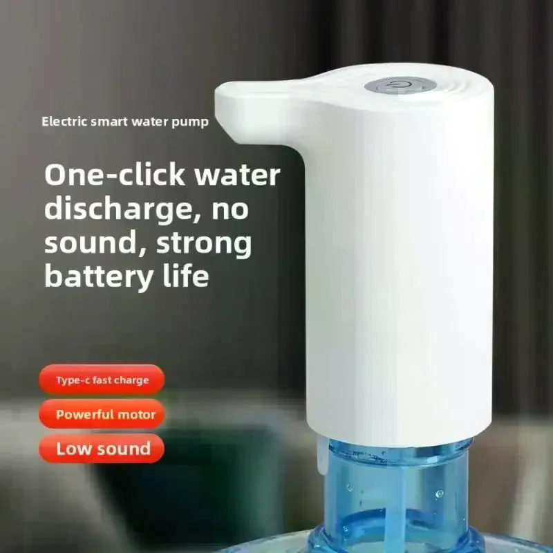 Electric Drinking Water Pump USB Charging Leak Proof Portable 1 Set Auto Water Dispenser for Camping Travel Barreled Water Use