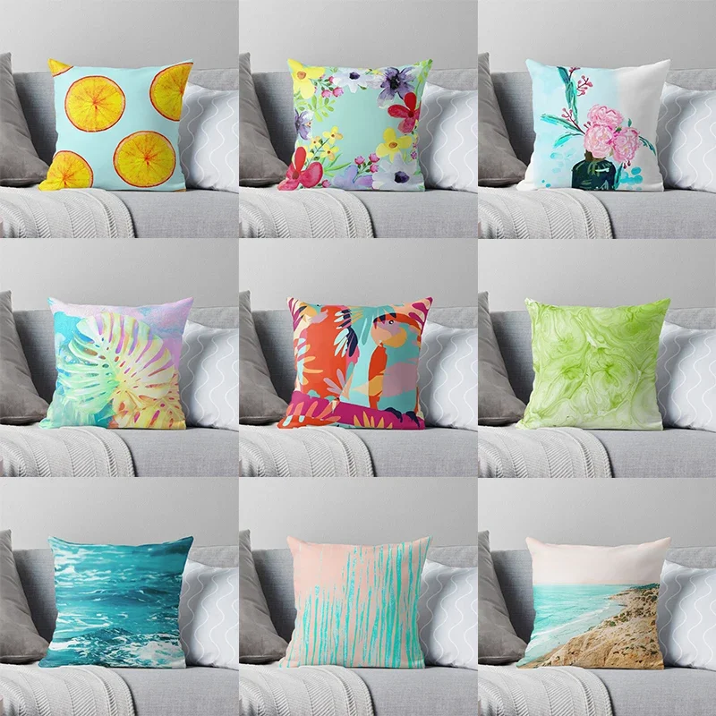 

45x45cm Bohemian American Country Print Decorative Pillowcase Home Decor Sofa Bed Throw Pillow Cushion Cover