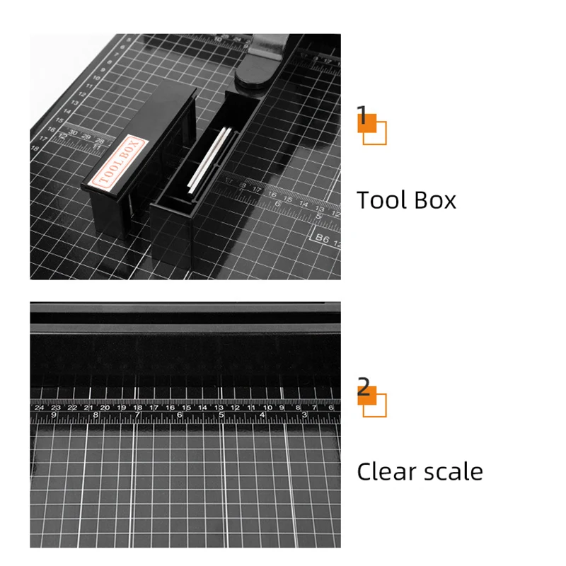 Heavy Duty Guillotine Paper Cutter Desktop Paper Cutting Machine Paper Trimmer Guillotine Cutter A4 Paper Photo Cutting Tools